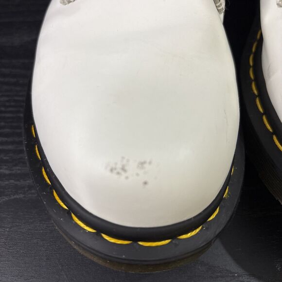 Dr. Martín Luana White Leather Boot Sz 10 - Picture 10 of 16